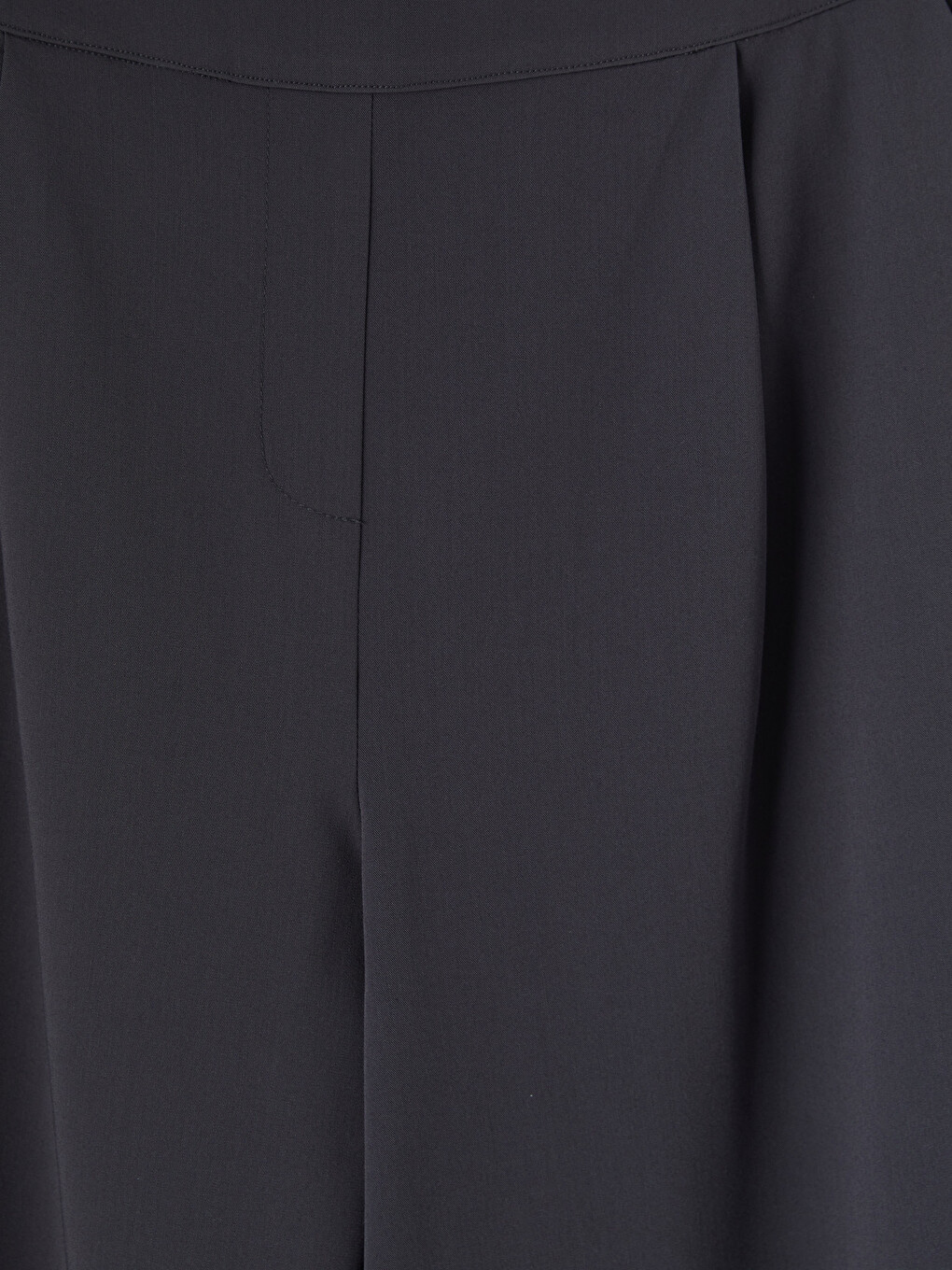 Wide Leg Women's Trousers-6