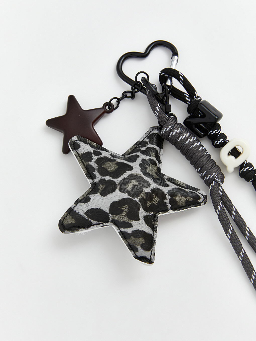 Star Patterned Women's Bag Charm-1