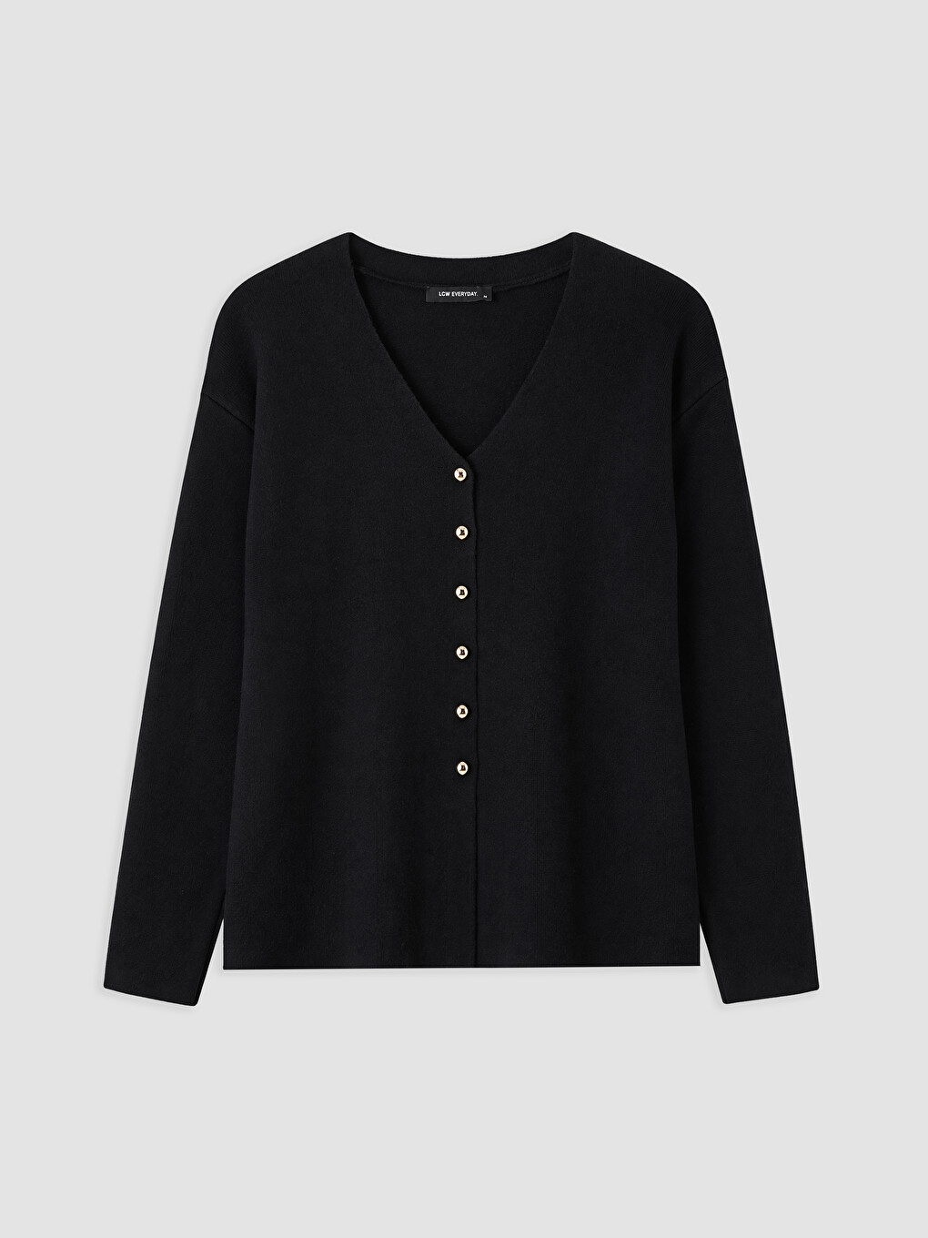Cardigan En Maille Pour Femme À Col En V-4