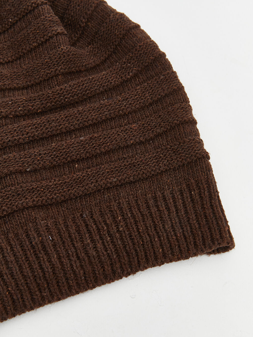 Kahverengi Erkek Triko Bere-2