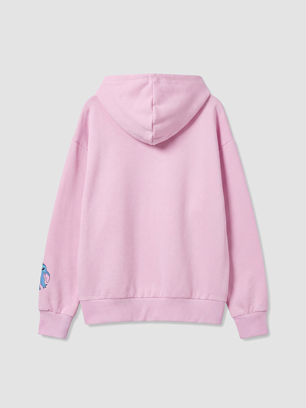 Stitch Printed Girls' Thick Sweatshirt-3