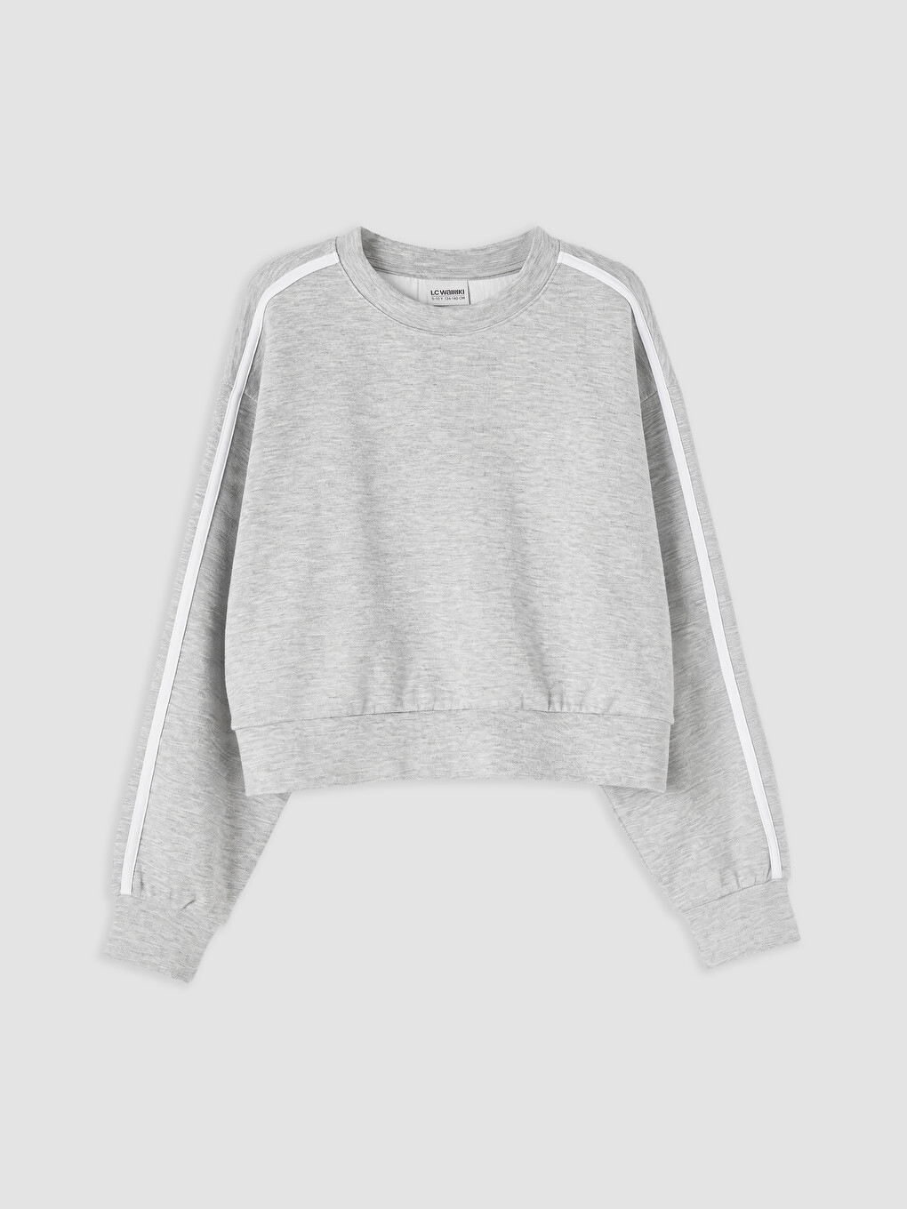 Djevojačka Sweatshirt Majica S Okruglim Izrezom S Trakom