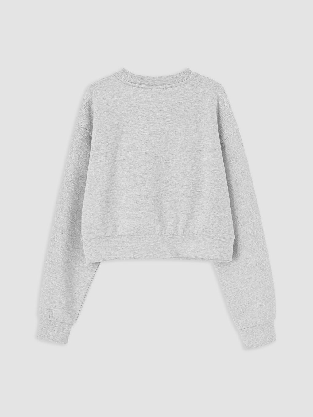 Djevojačka Sweatshirt Majica S Okruglim Izrezom S Trakom-1