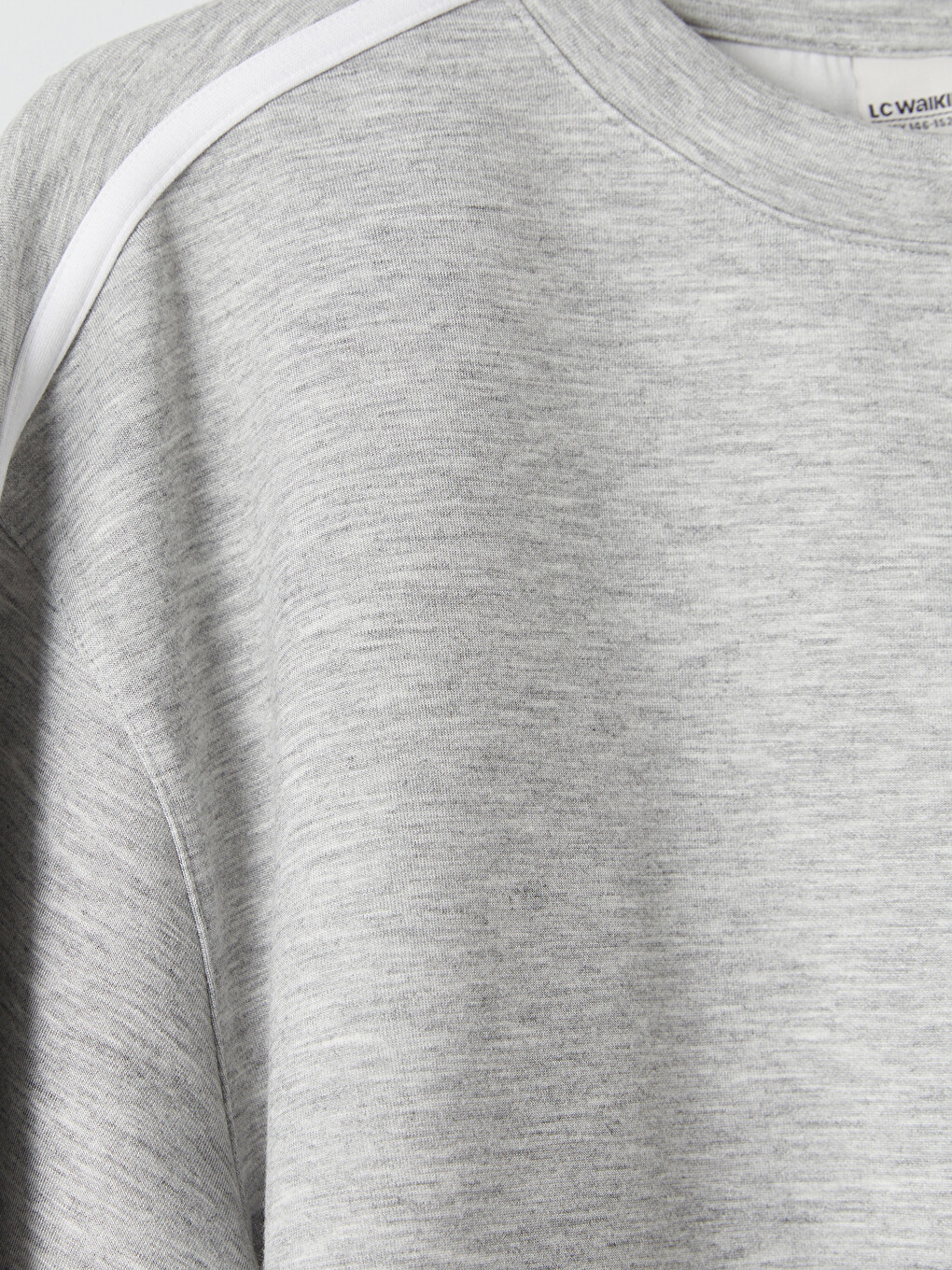 Djevojačka Sweatshirt Majica S Okruglim Izrezom S Trakom-2