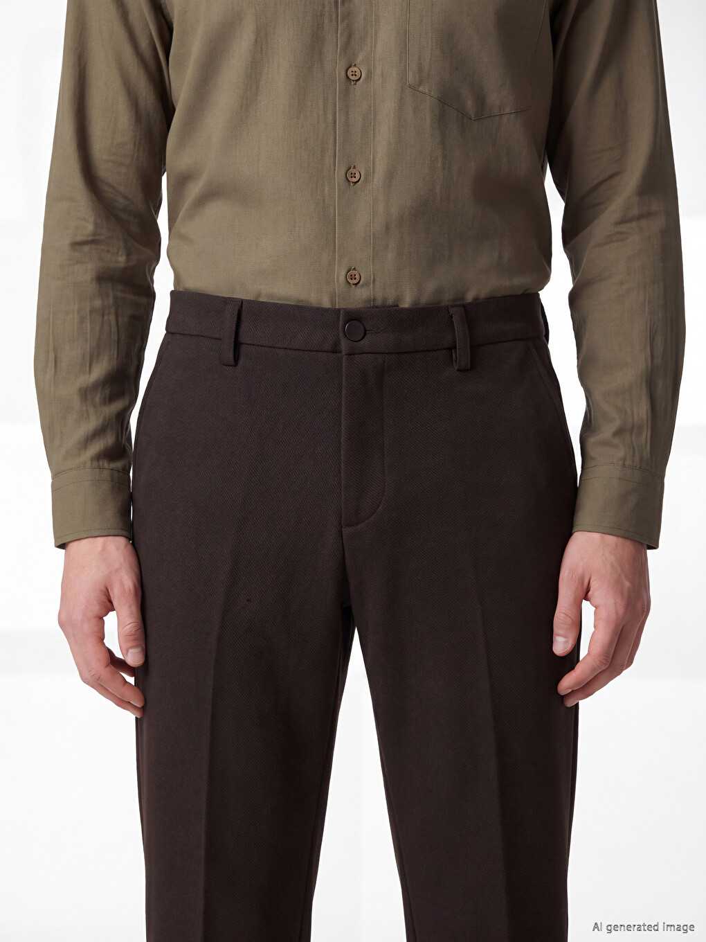 Regular Fit Men's Trousers-2