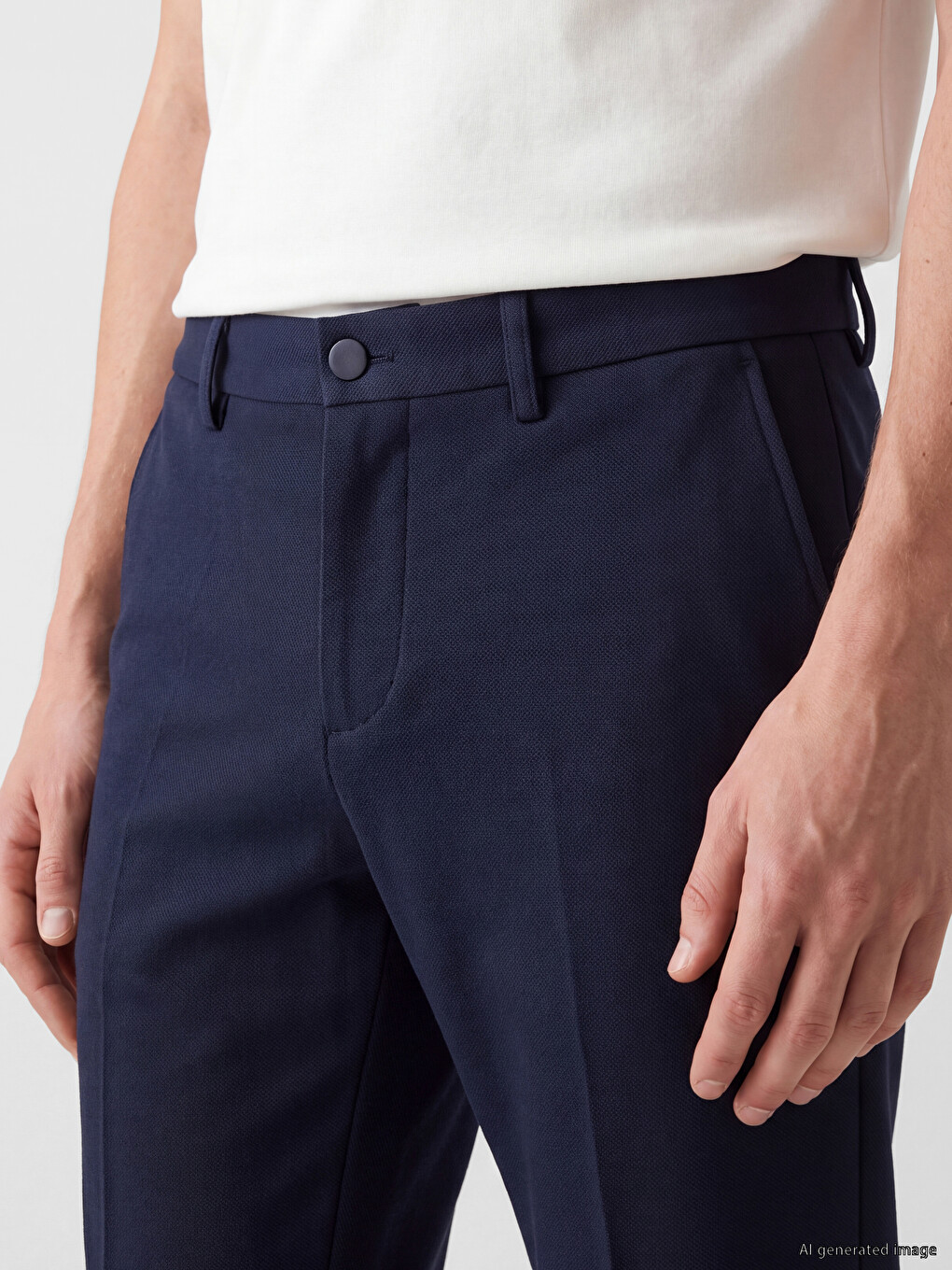 Regular Fit Men's Trousers-2