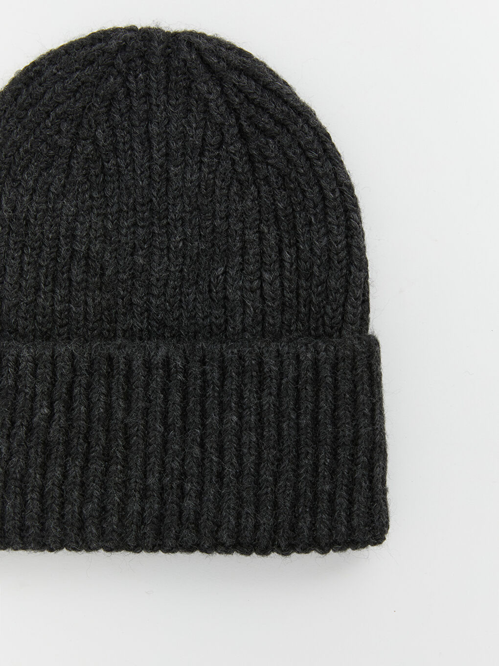 Antrasit Basic Kız Çocuk Triko Bere-1