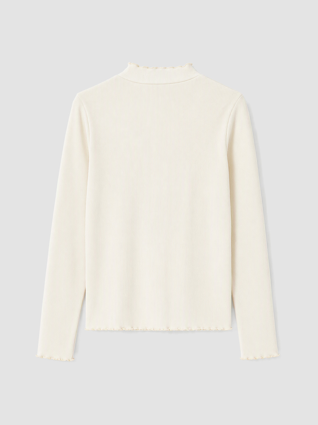 Mock Neck Women's Ribbed Body-5