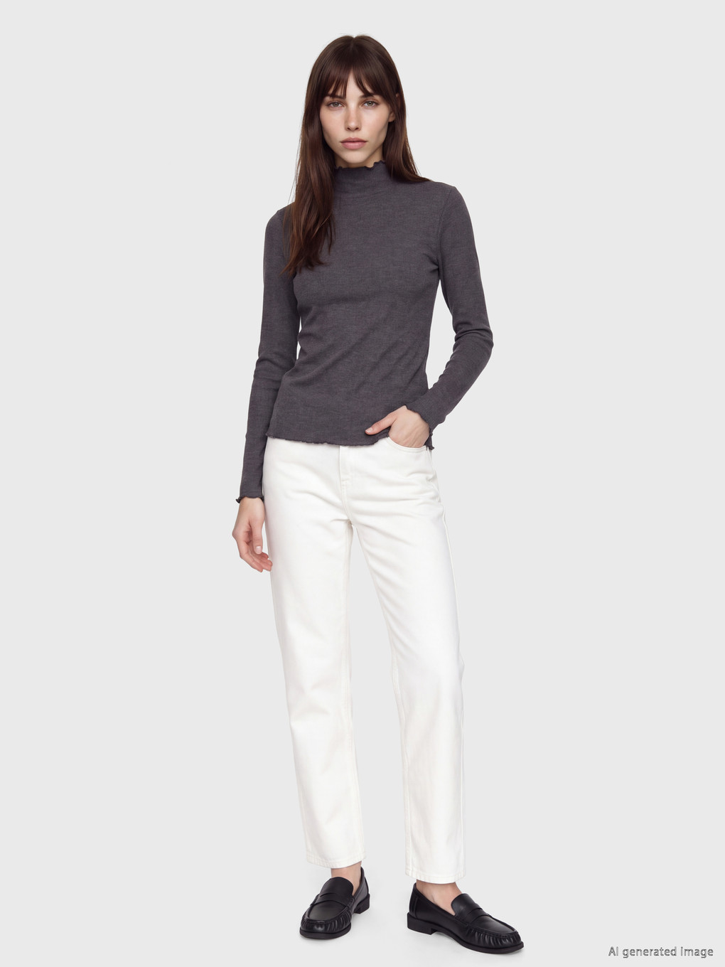 Mock Neck Women's Body-1