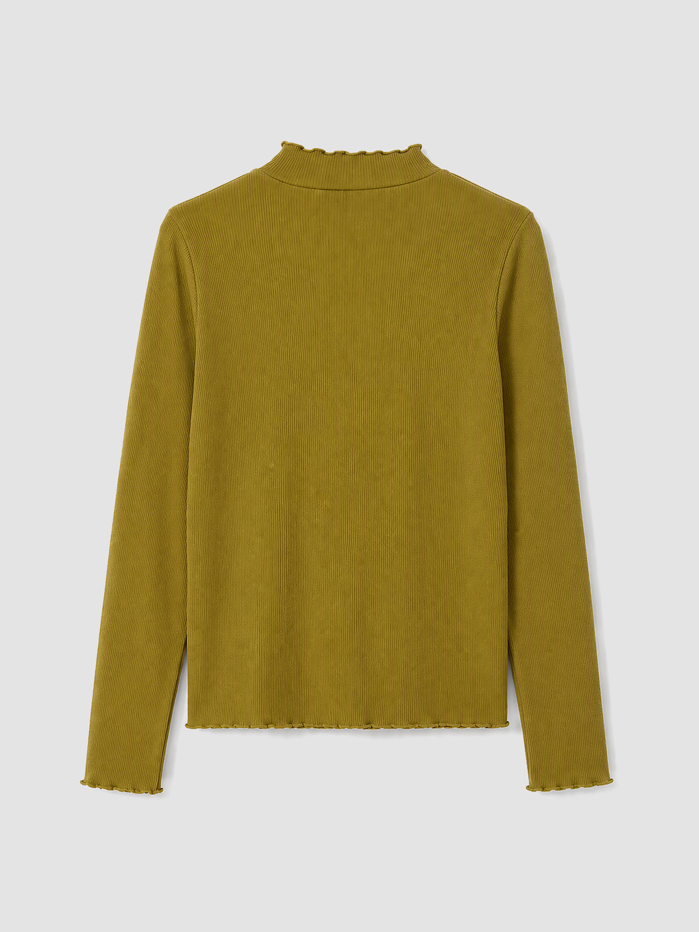 Mock Neck Women's Ribbed Body-5