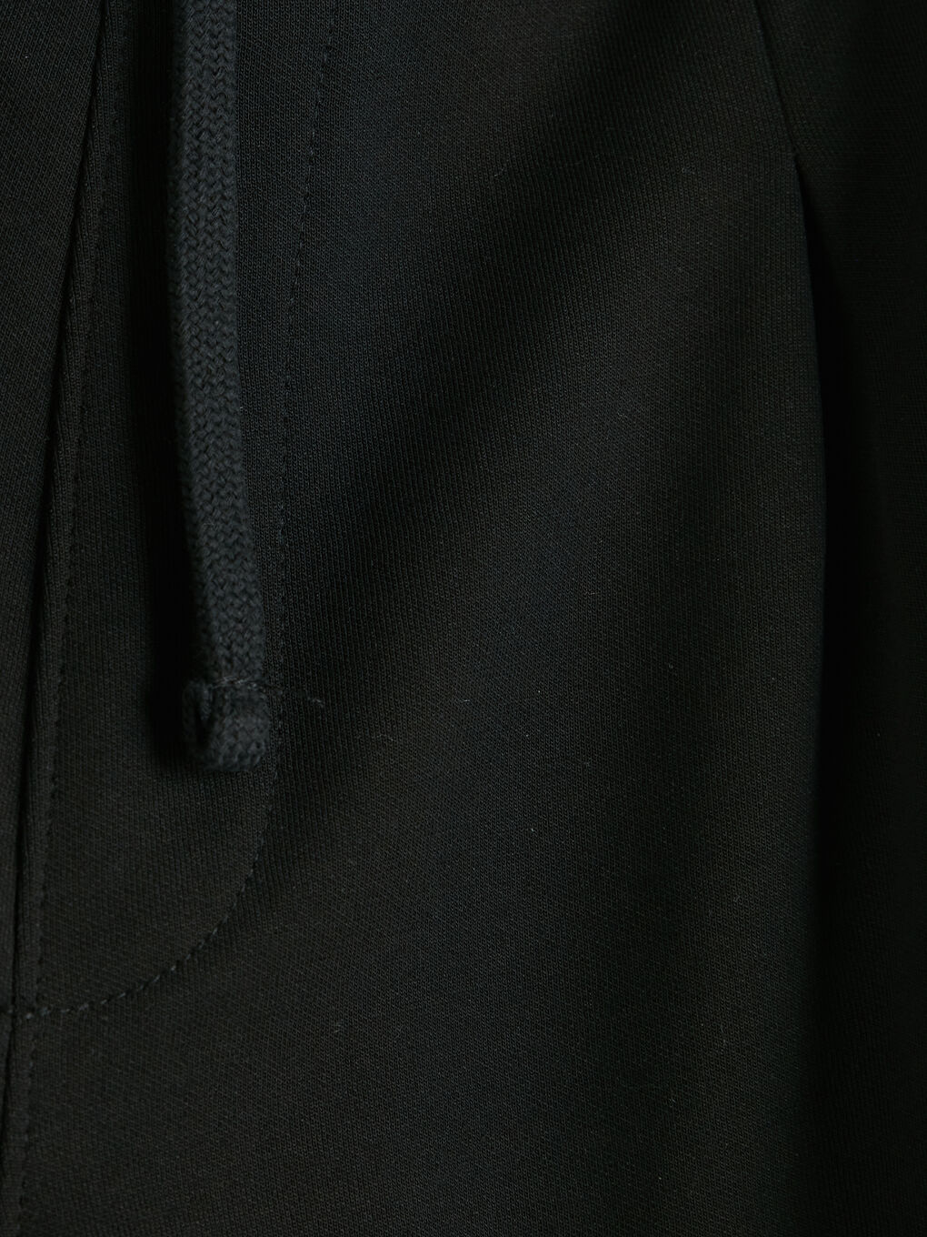 Siyah Rahat Kalıp Erkek Eşofman Altı-2