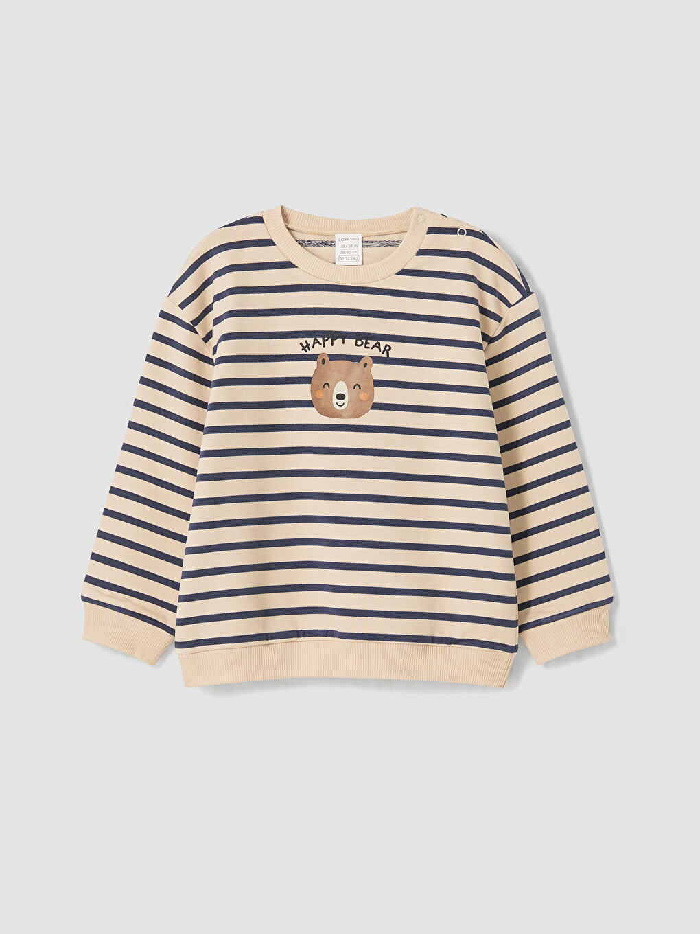 Striped Baby Boys' Sweatshirt And Sweatpants-2