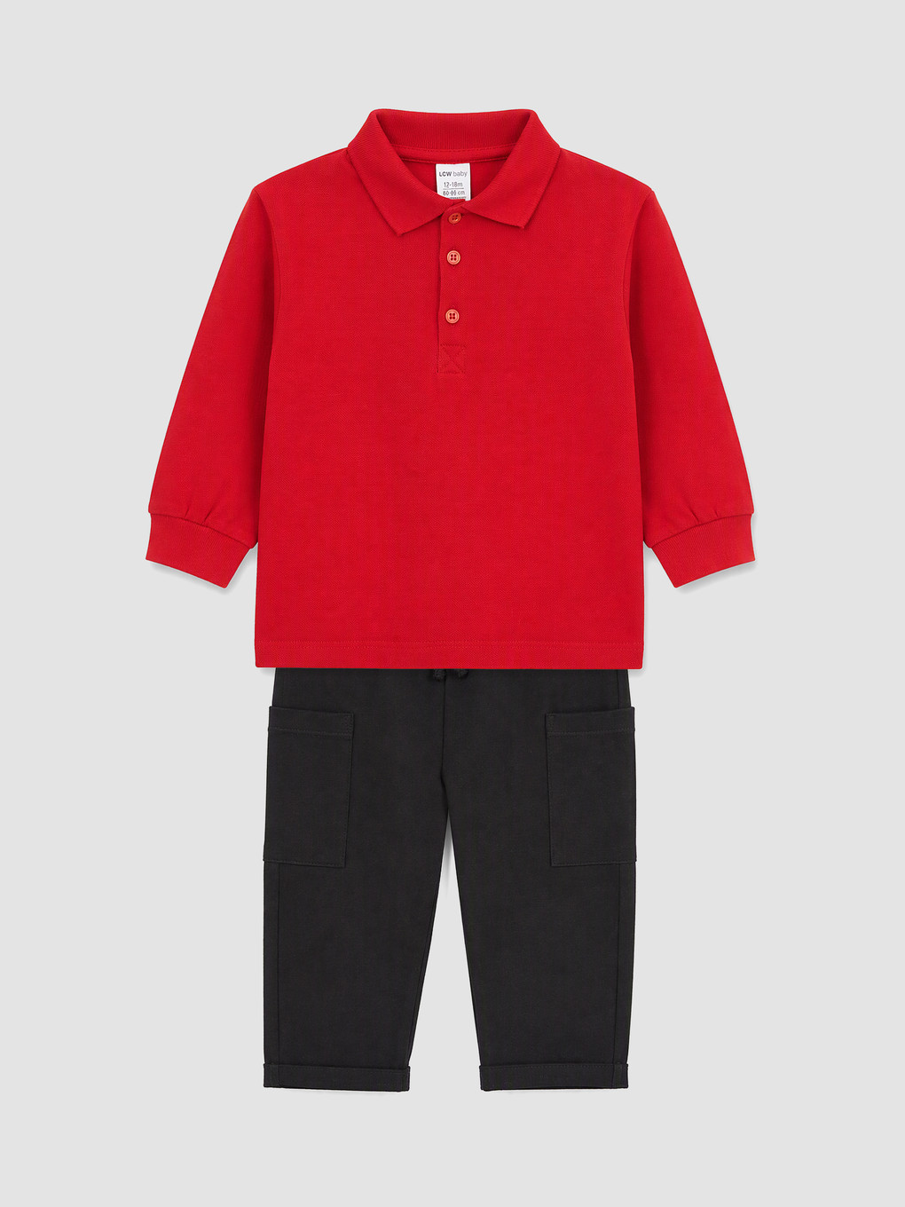Baby Boy Red Set