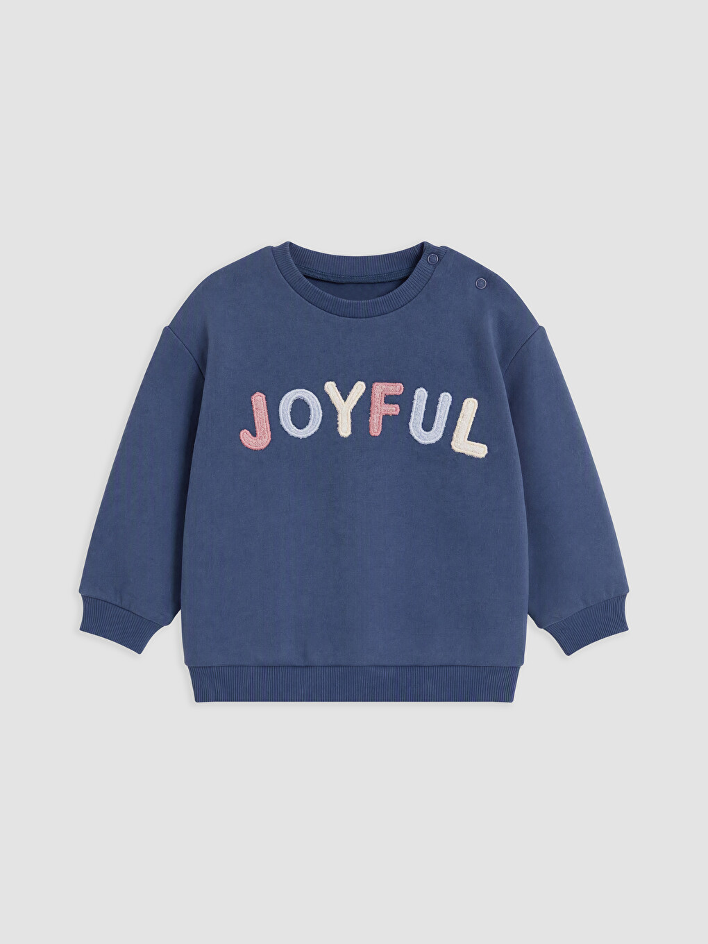 Slogan Embroidered Baby Boys' Tracksuit Set-1