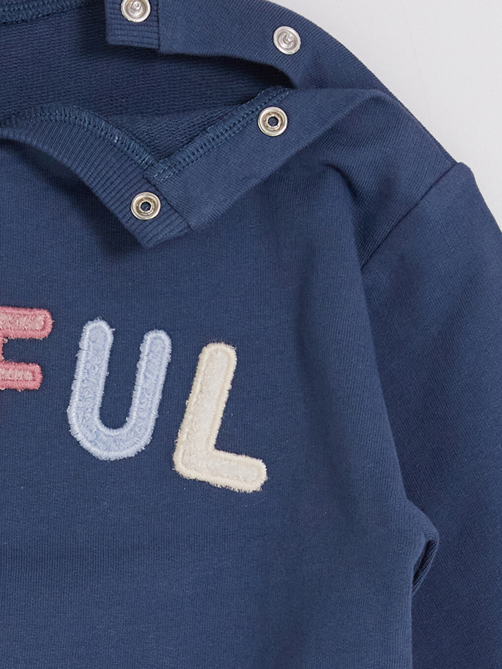 Slogan Embroidered Baby Boys' Tracksuit Set-6