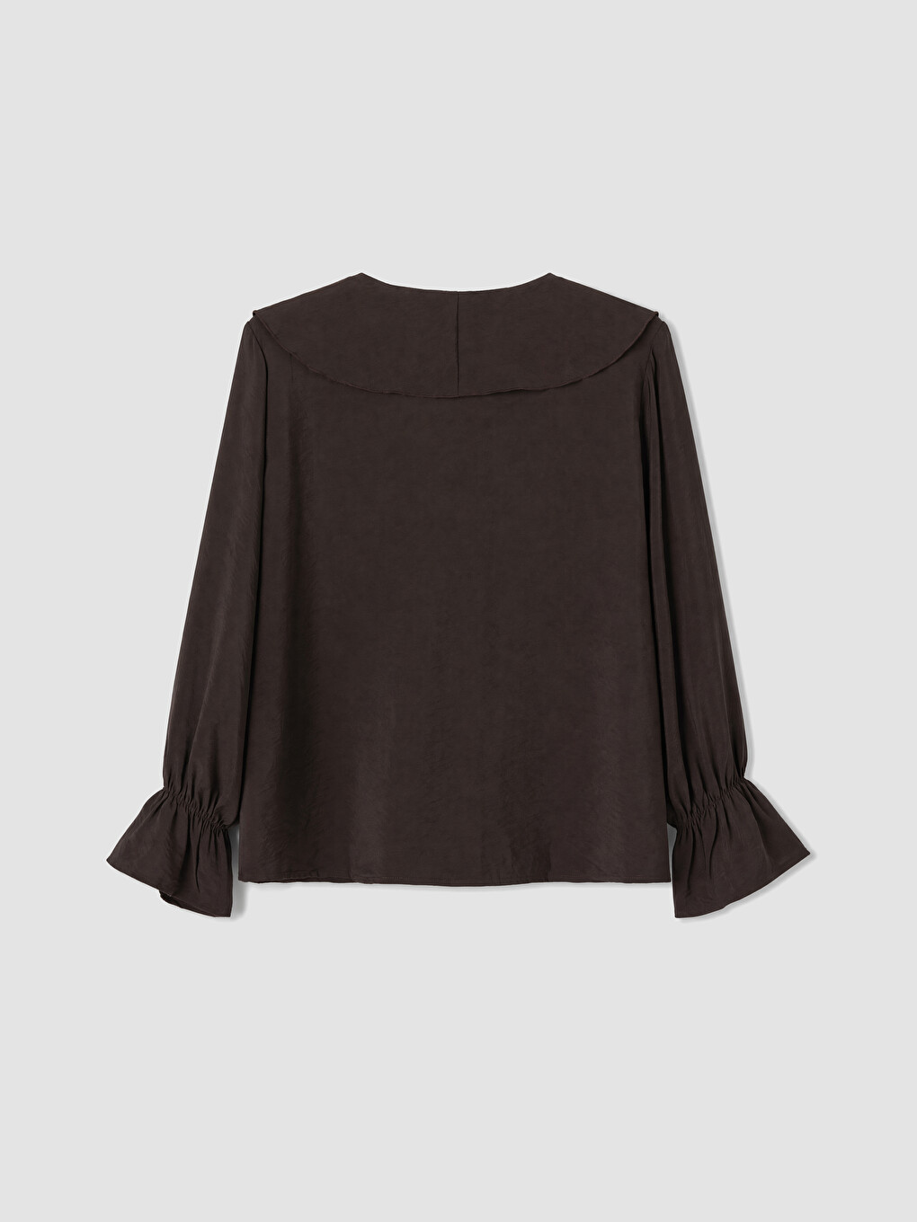 V Neck Frilled Blouse-5