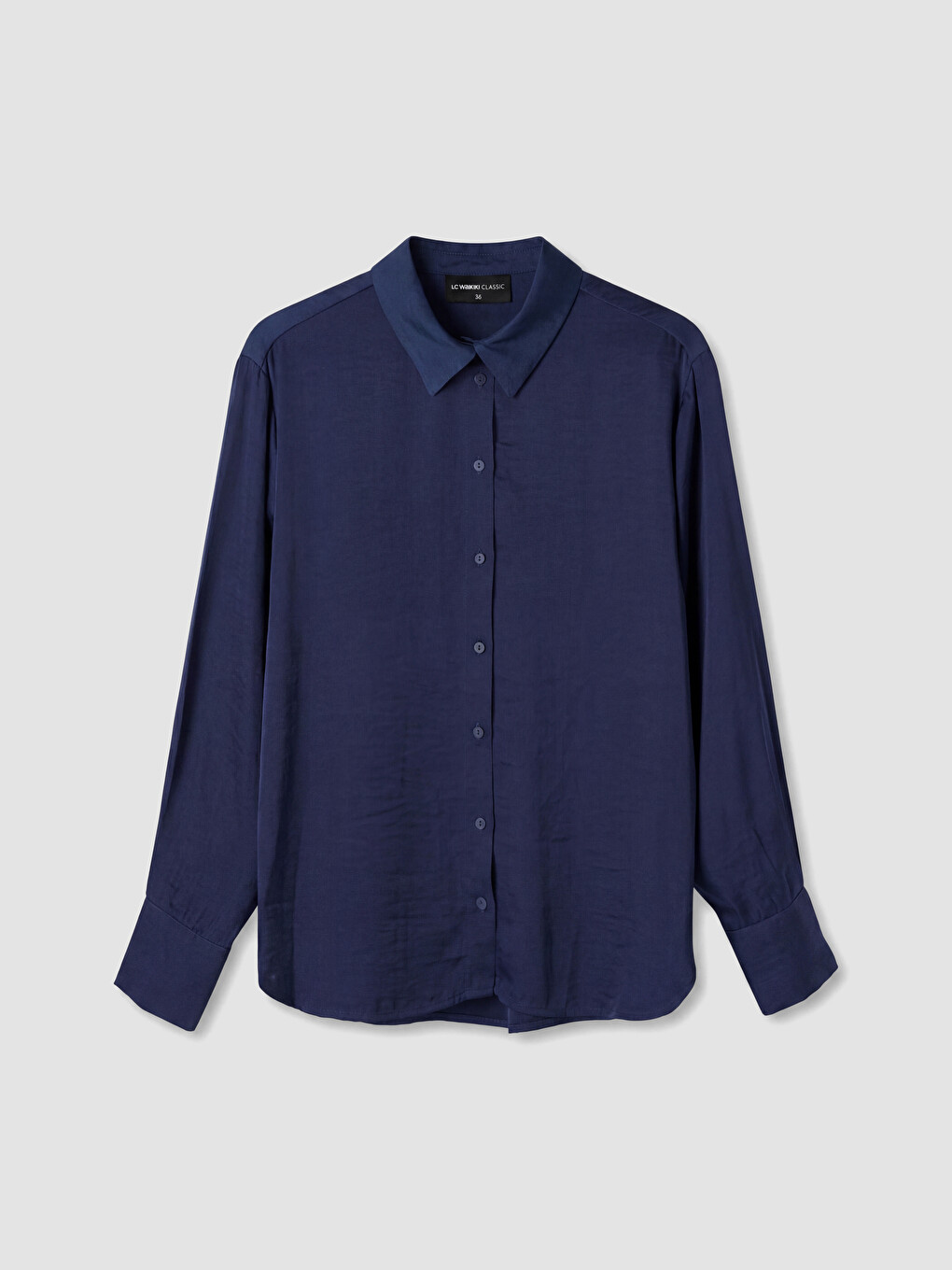 Loose Fit Satin Women's Shirt-4
