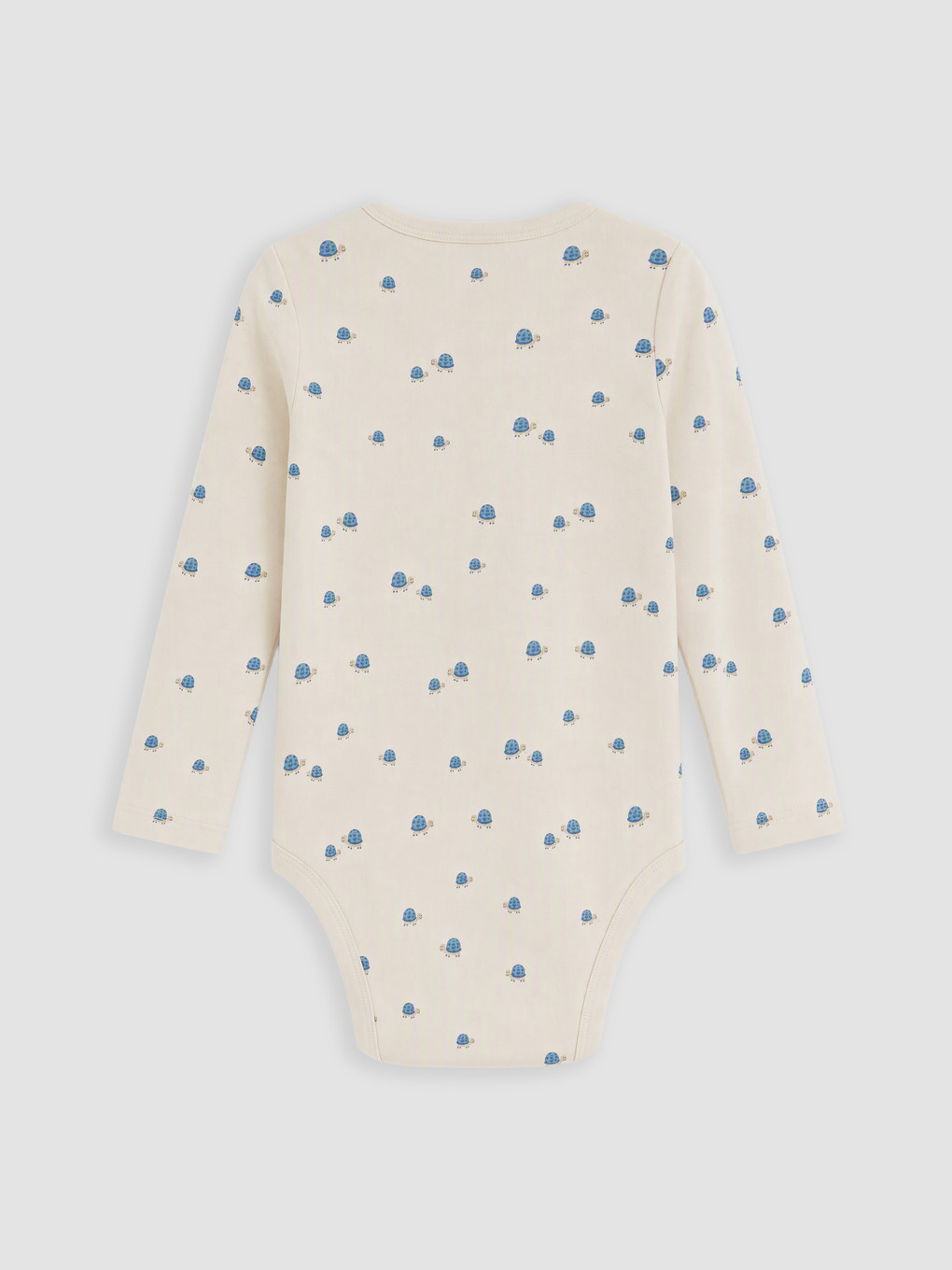 Gri Desenli Erkek Bebek Çıtçıtlı Body-1