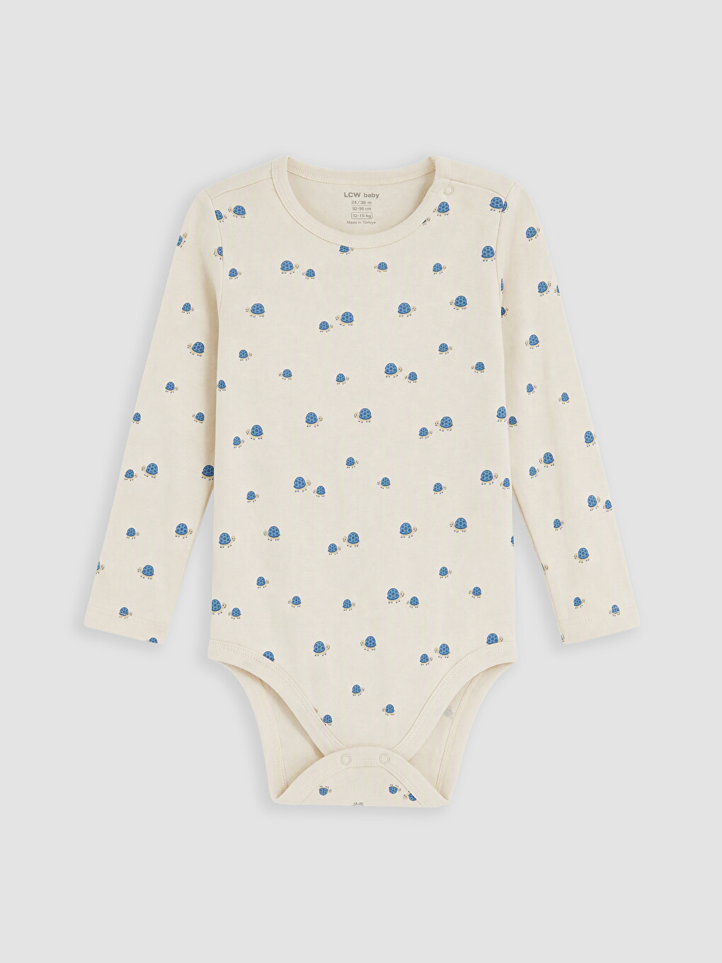 Baby Boy Grey Bodysuit-2