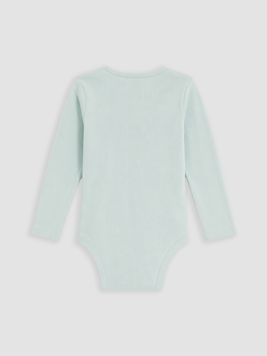 Ekru Baskılı Kız Bebek Çıtçıtlı Body 2'li-3