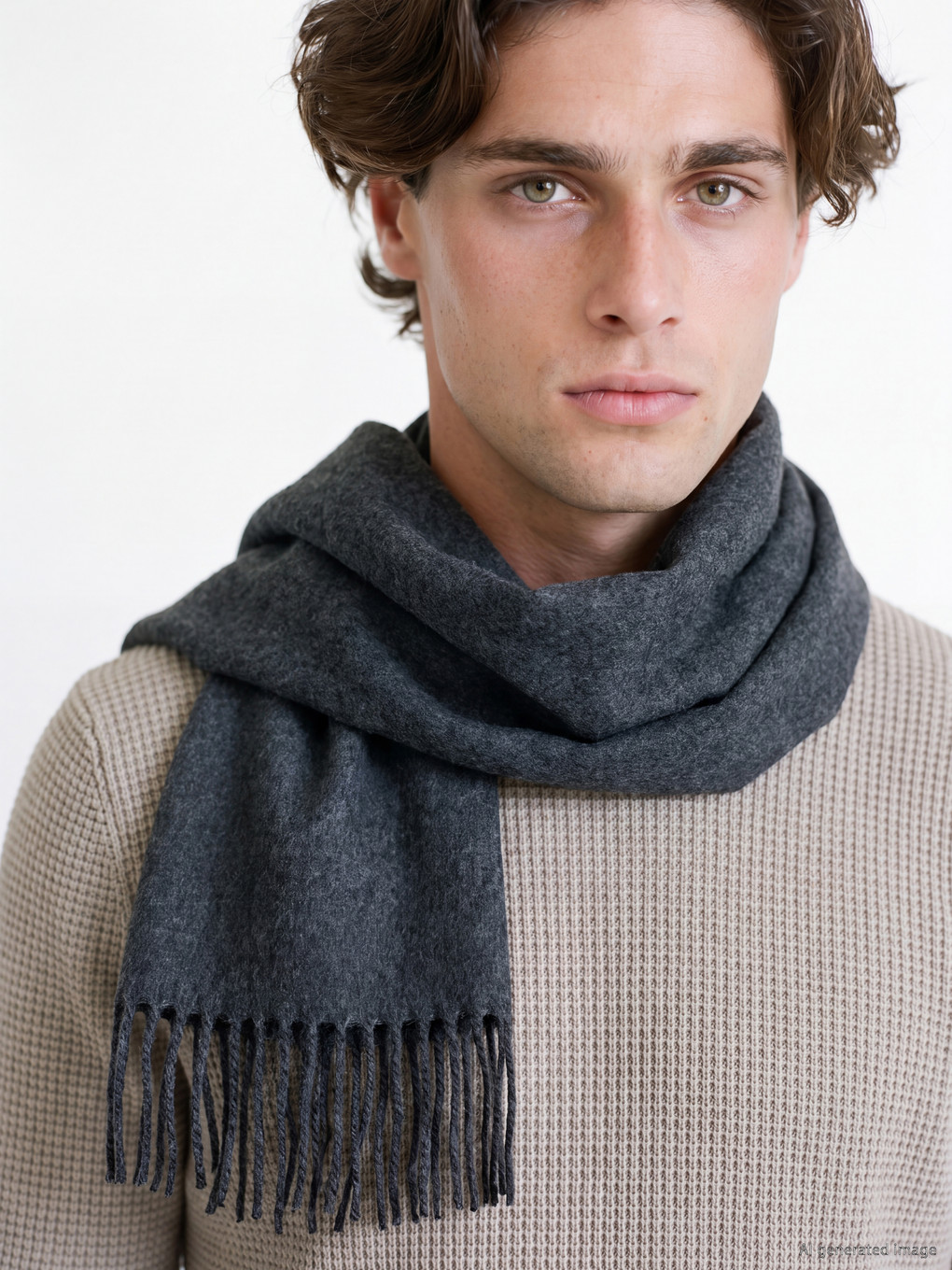 Men's Knitwear Scarf-1