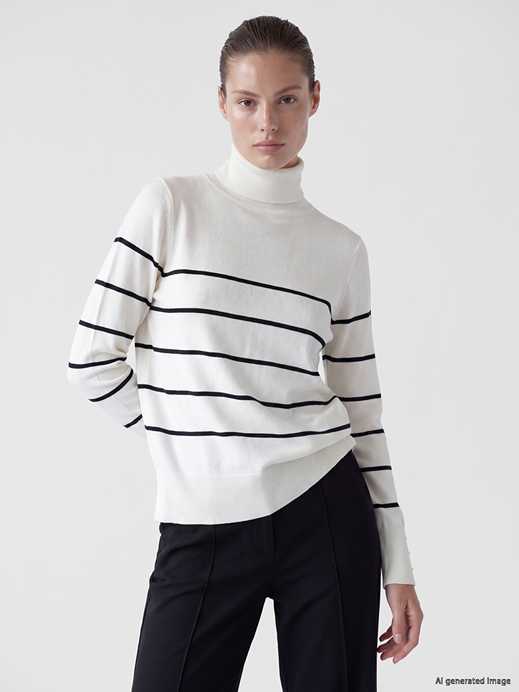 Woman Ecru Sweater