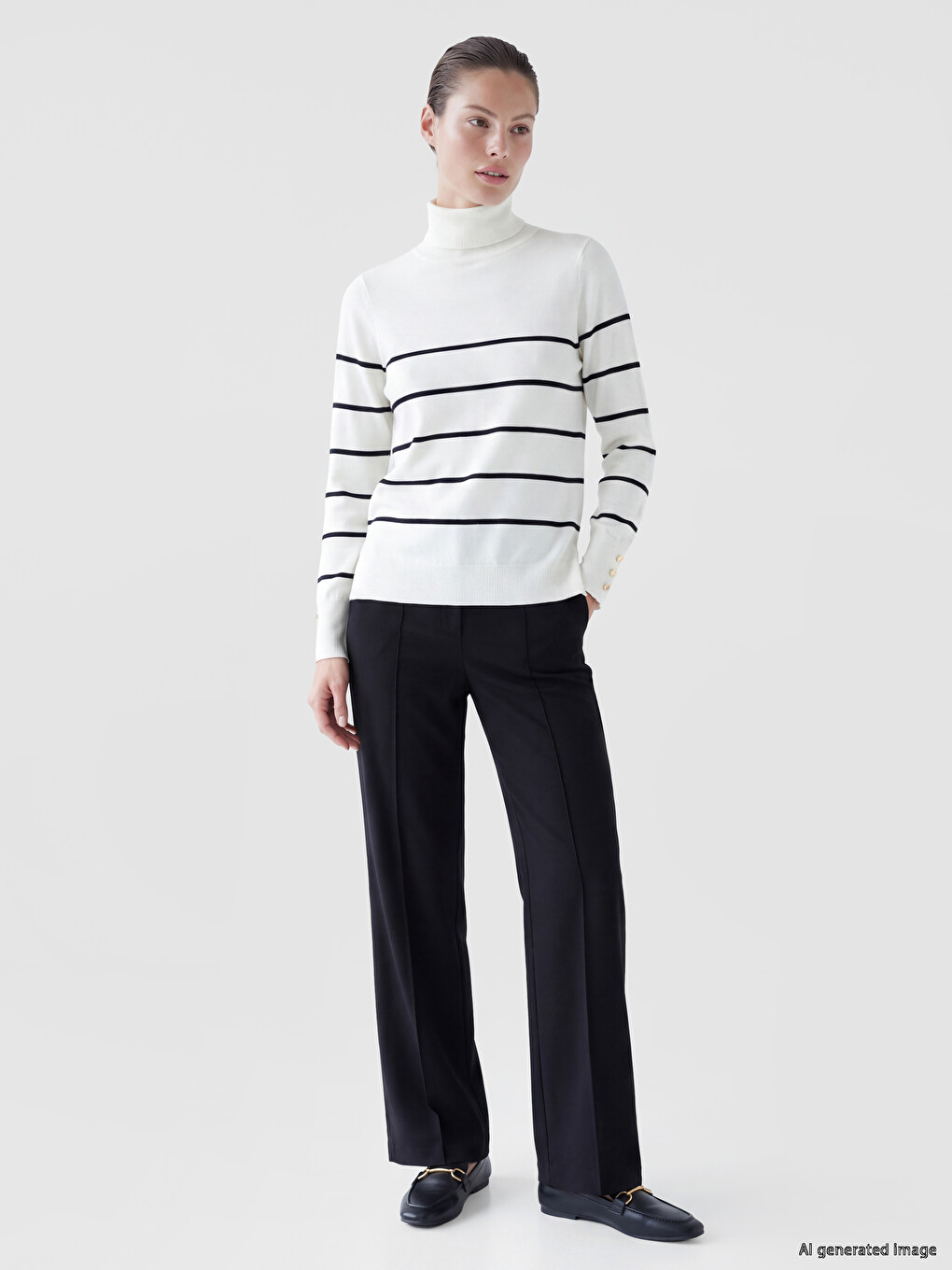 Woman Ecru Sweater-1