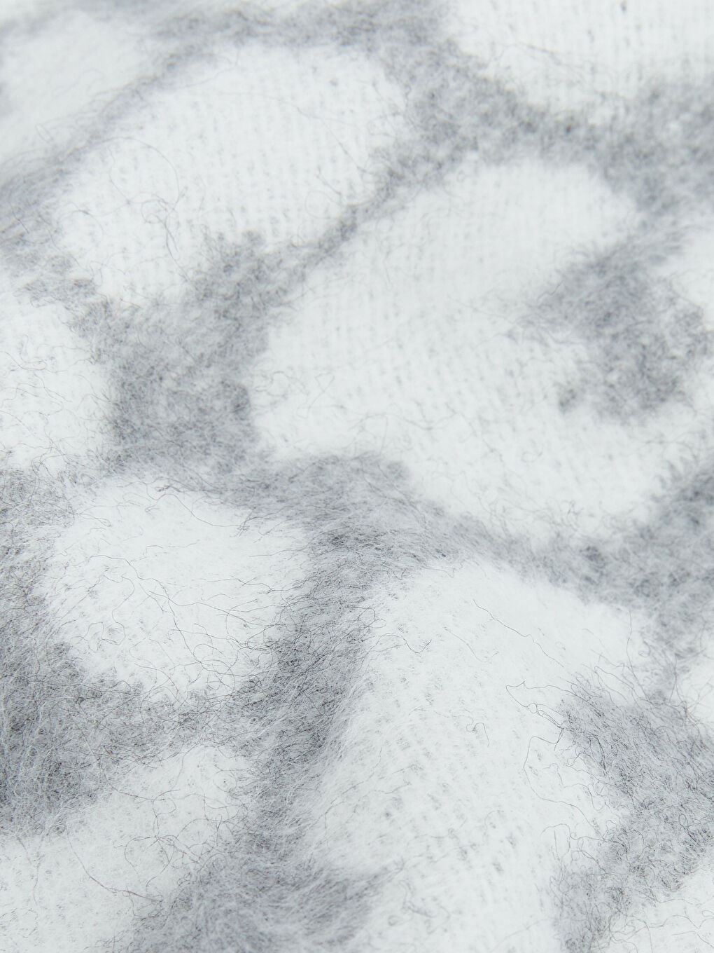 Bej Leopar Desenli Kadın Triko Atkı-2