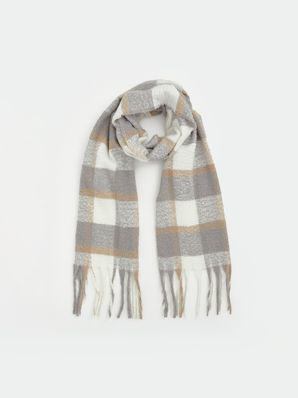 Plaid Patterned Women's Scarf