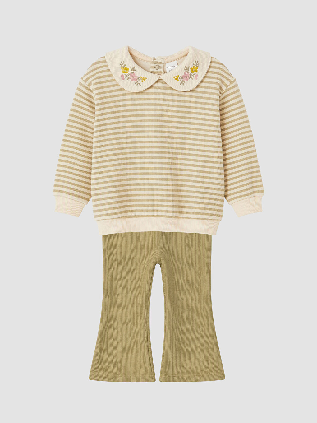 Baby Girl Ecru Set