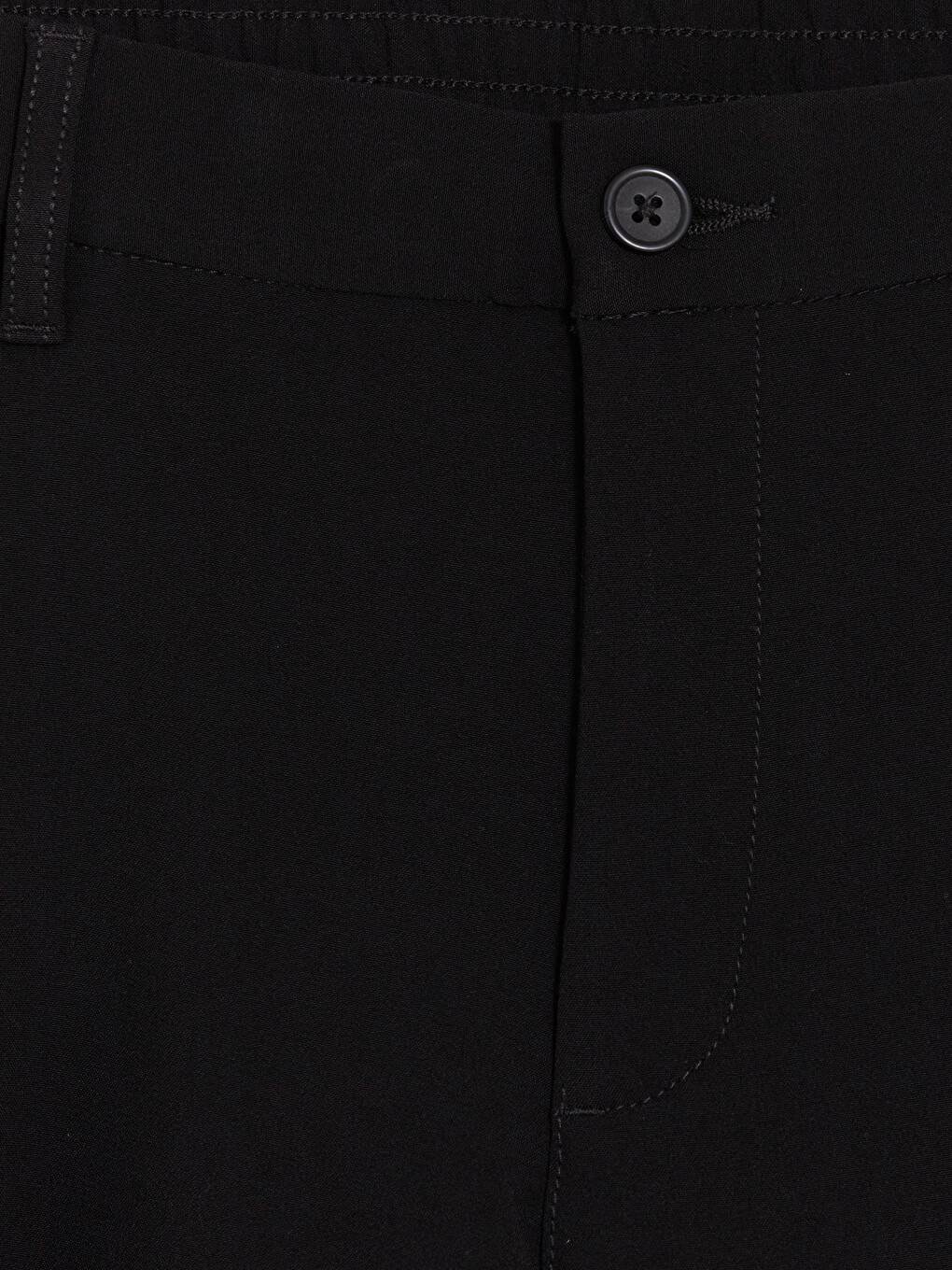 Siyah Regular Fit Pileli Erkek Pantolon-5