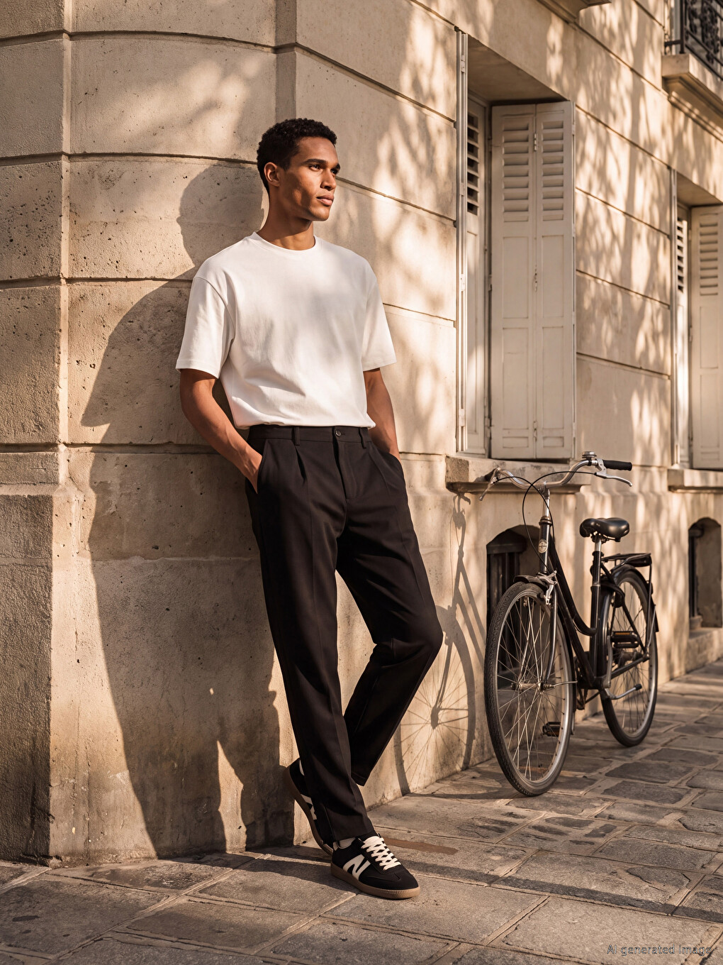 Regular Fit Pleated Men's Trousers