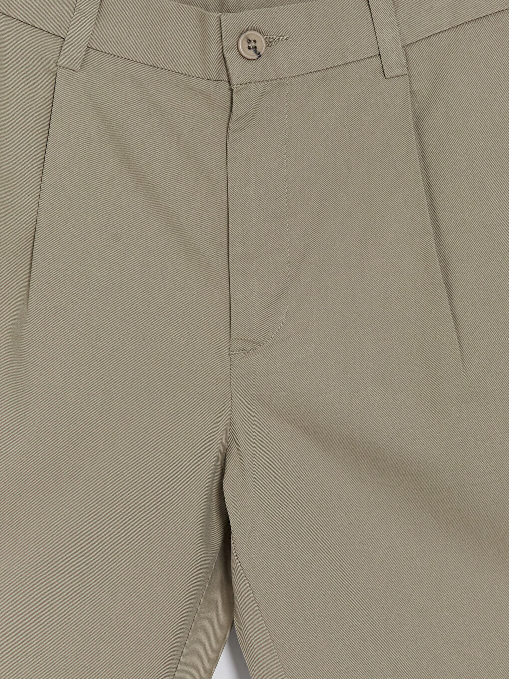 Regular Fit Gabardine Men's Pleated Trousers-5