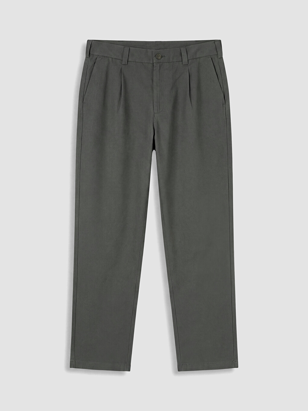 Pantaloni Regular Fit cu Pense pentru Bărbați-4