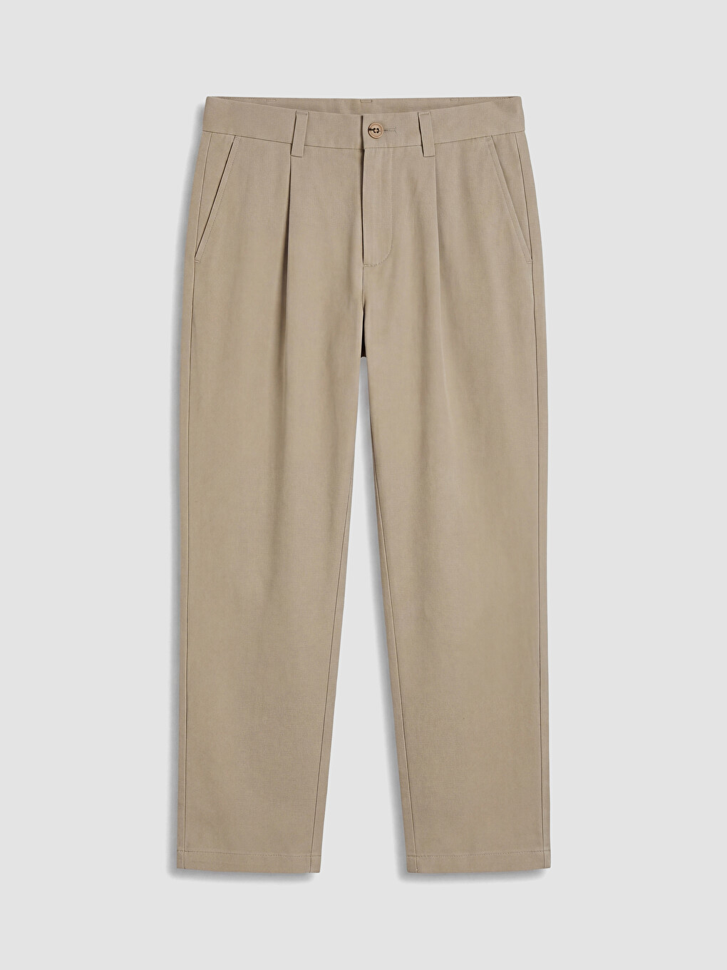 Regular Fit Men's Pleated Trousers-4