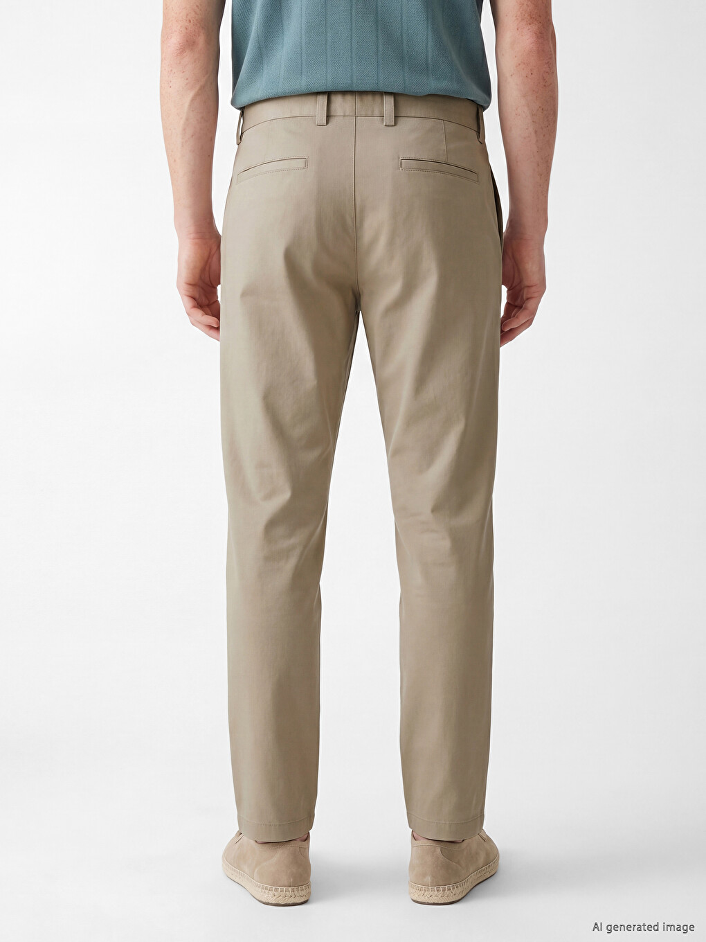 Regular Fit Men's Pleated Trousers-3