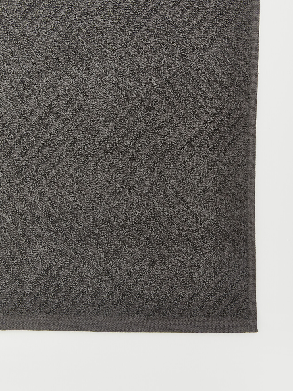 Geometric Patterned Cotton Face Towel 50x80 Cm-2