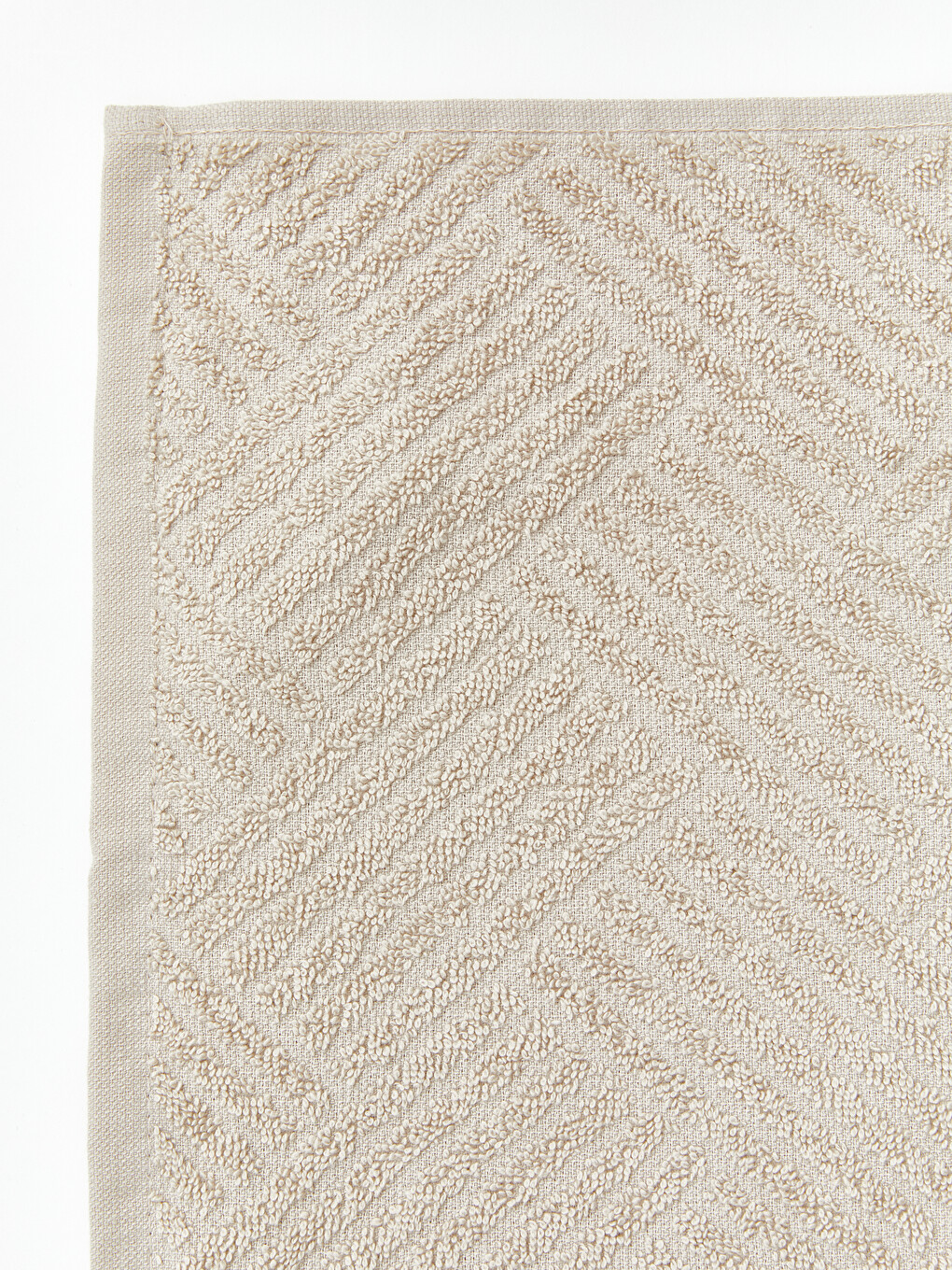 Geometric Patterned Face Towel 50x80 Cm-3