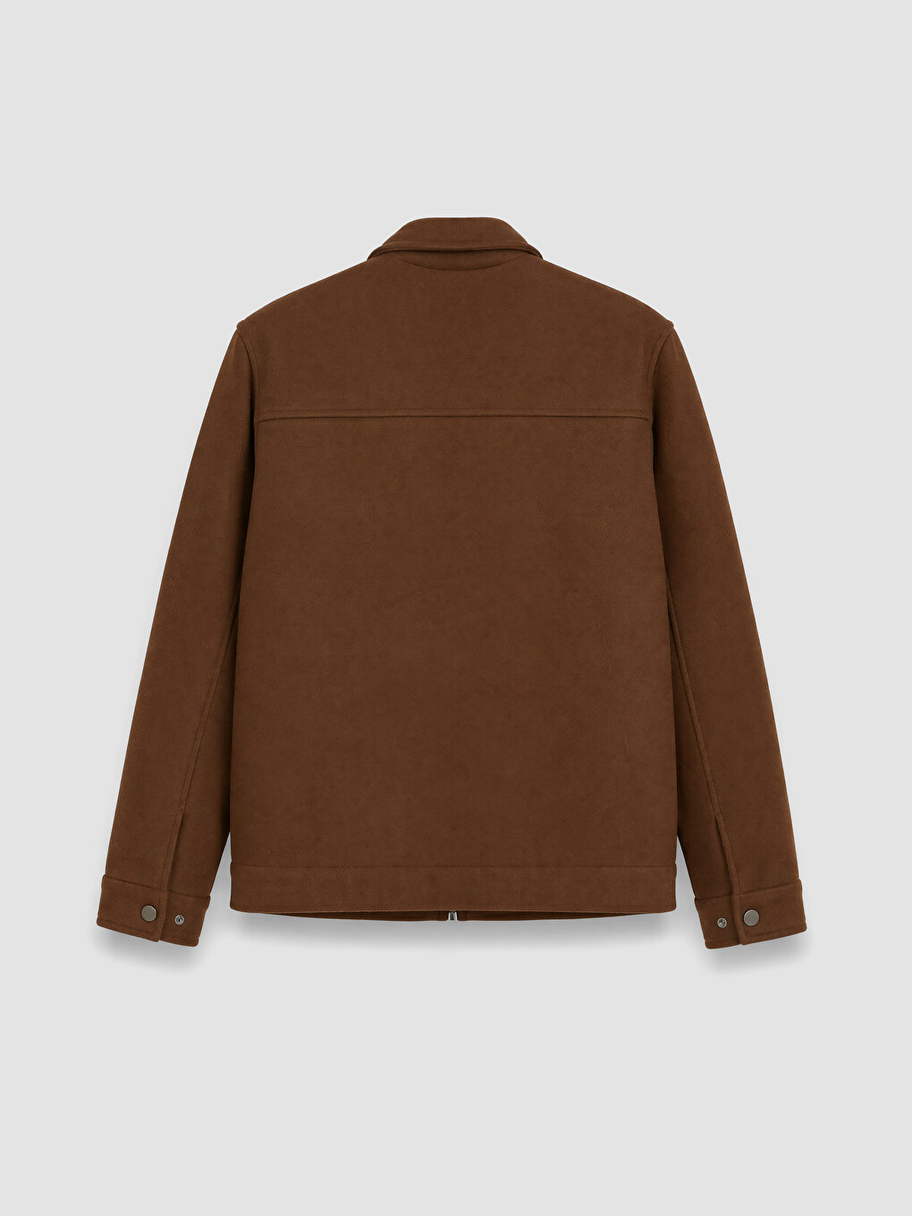 Standard Fit Shirt Collar Men's Coat-6