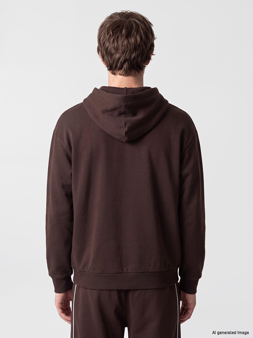Hooded Men's Zip-up Sweatshirt-3