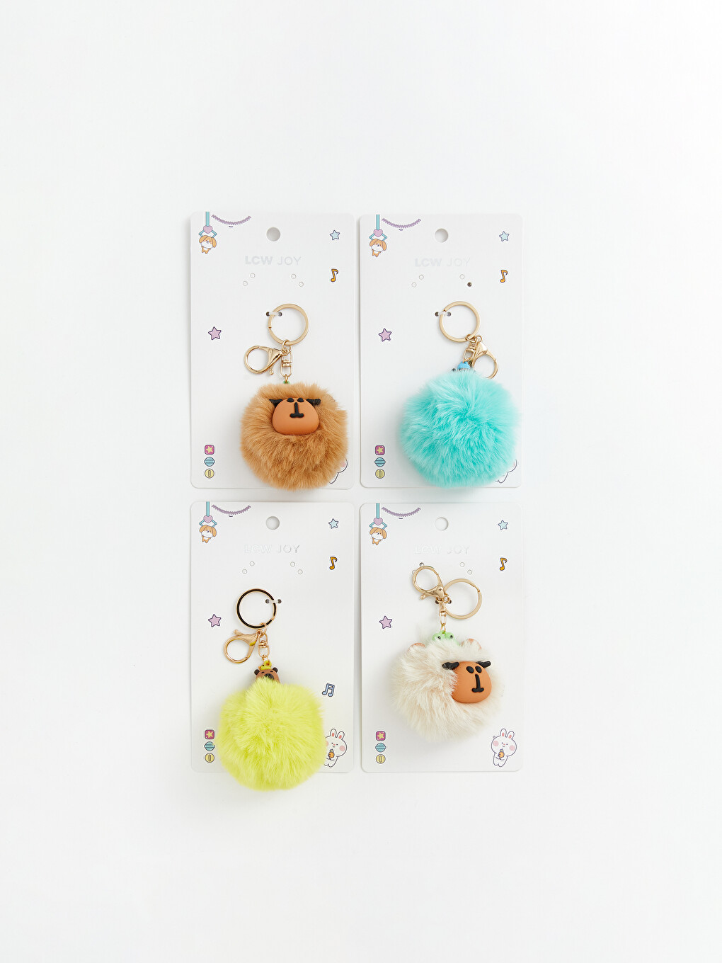 Toy Animal Figure Keychain