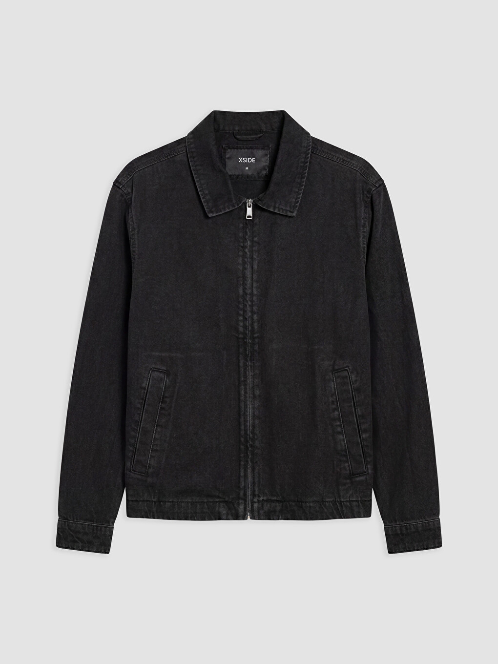 Man Black Denim Jacket-4