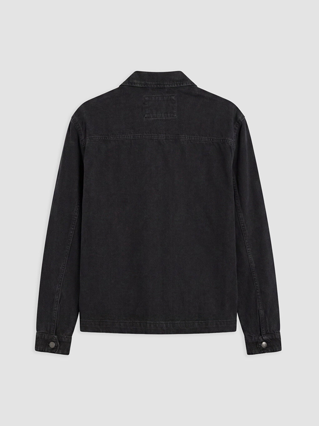 Man Black Denim Jacket-5