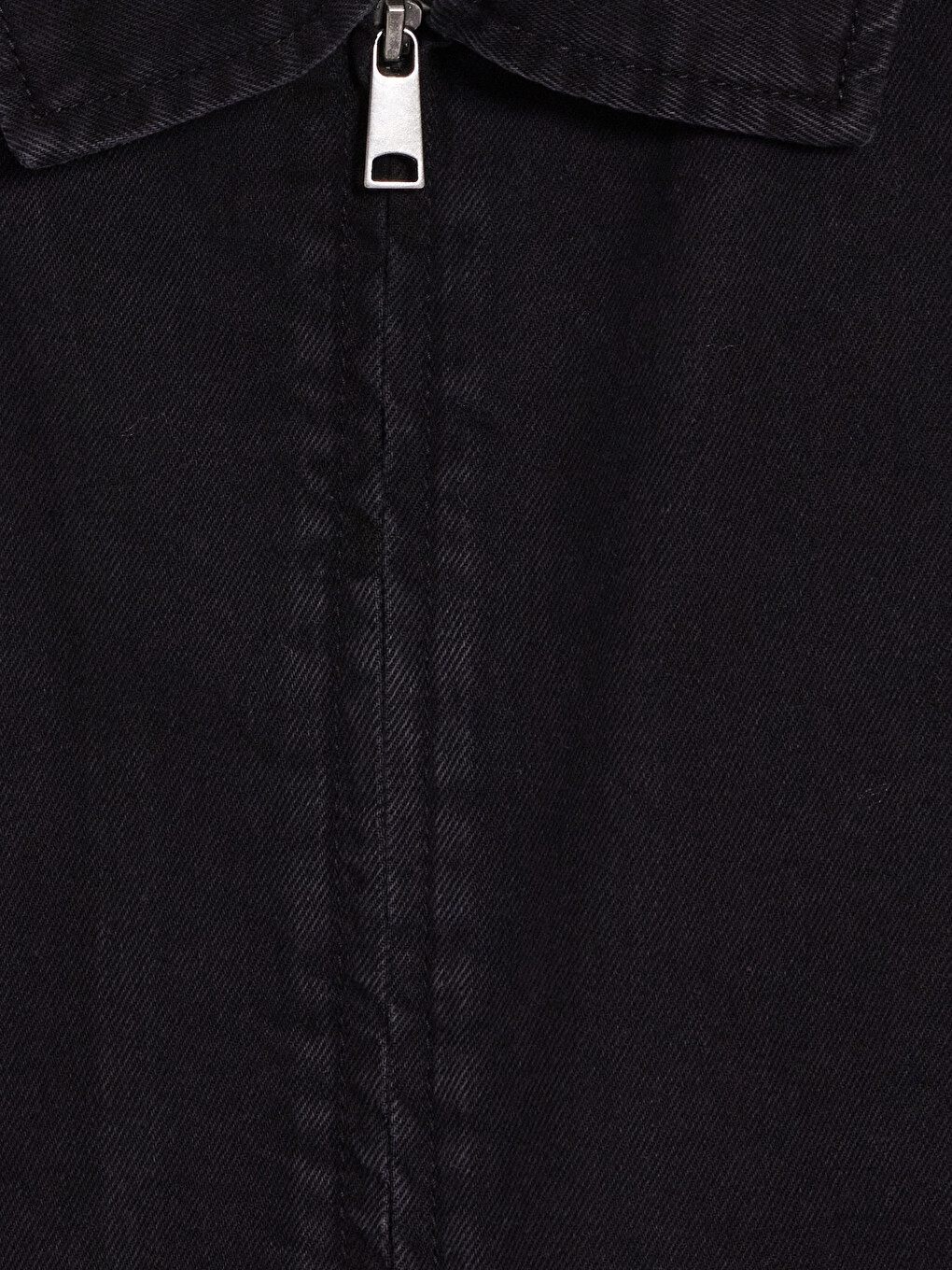 Man Black Denim Jacket-6