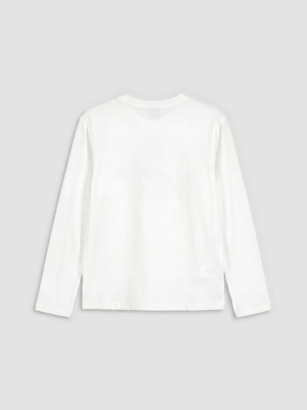Crew Neck Printed Girls' T-Shirt-1
