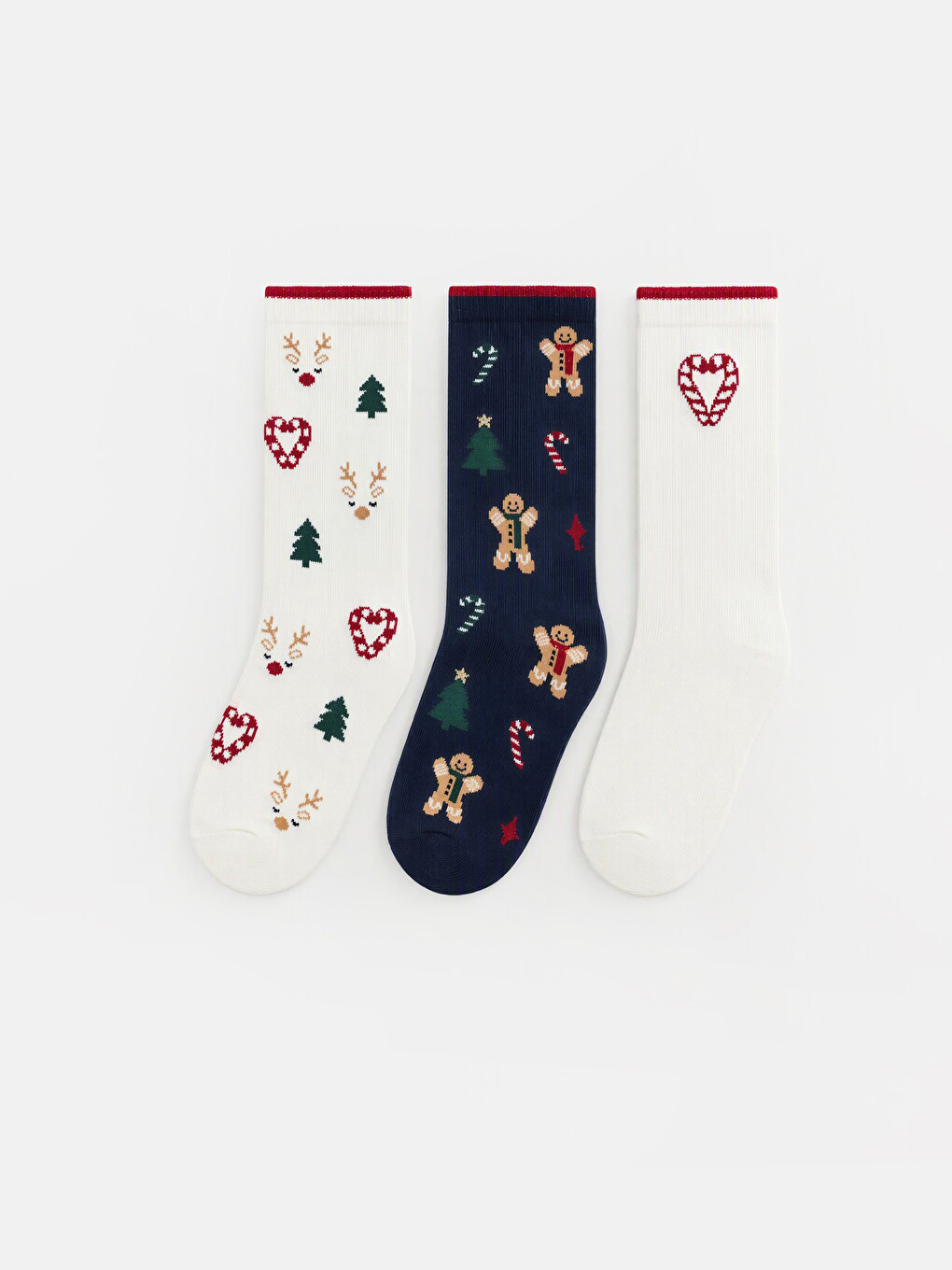 Frau Ecru Knöchelsocken