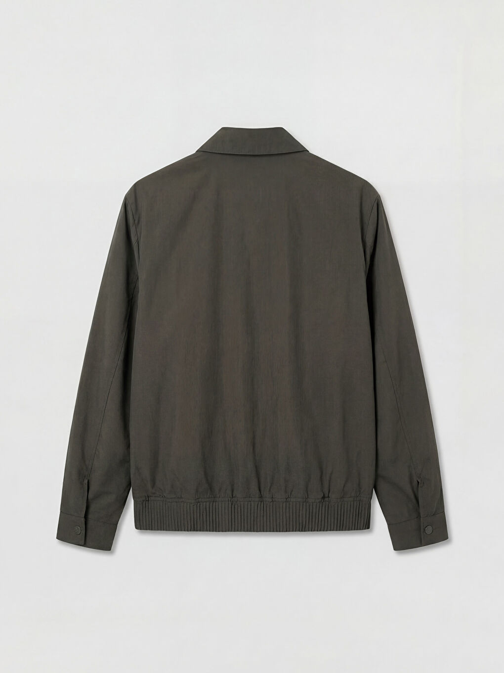 Haki Standart Kalıp Gömlek Yaka Erkek Mont-6