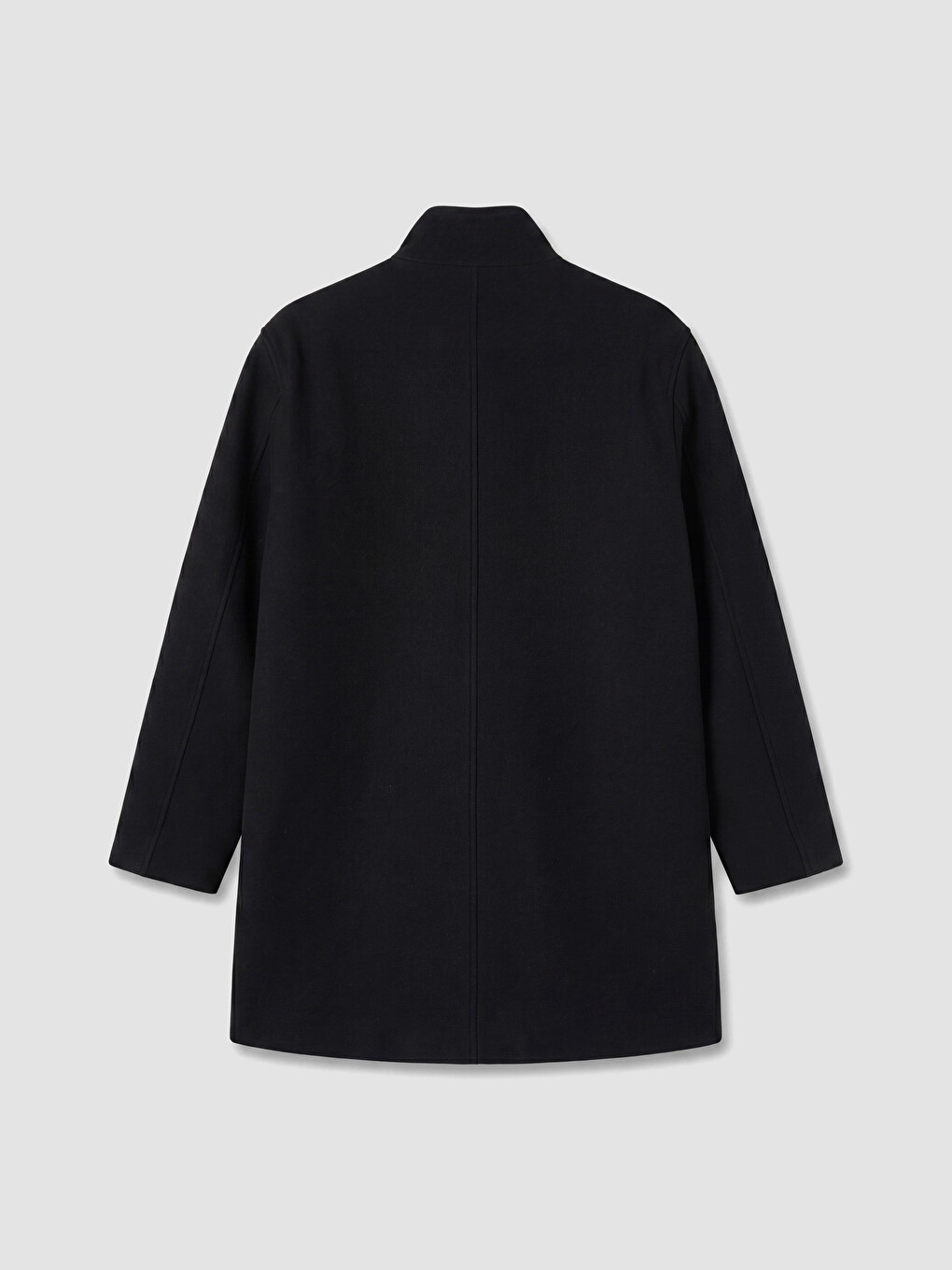 Regular Fit Mock Neck Men's Coat-8