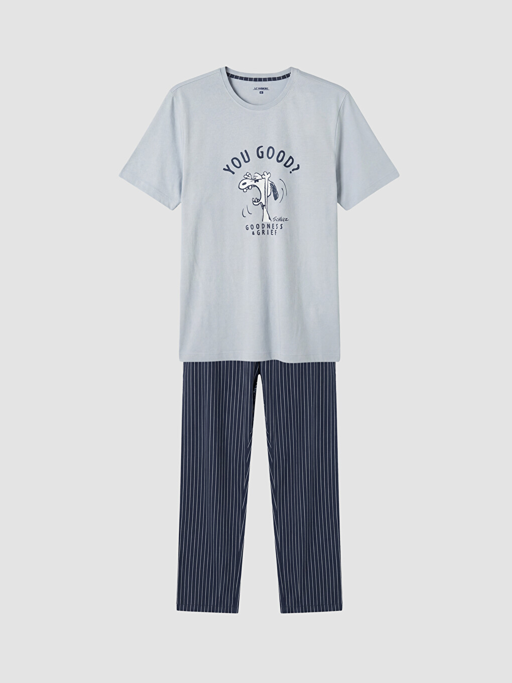 Snoopy Printed Men's Pyjamas Set-4