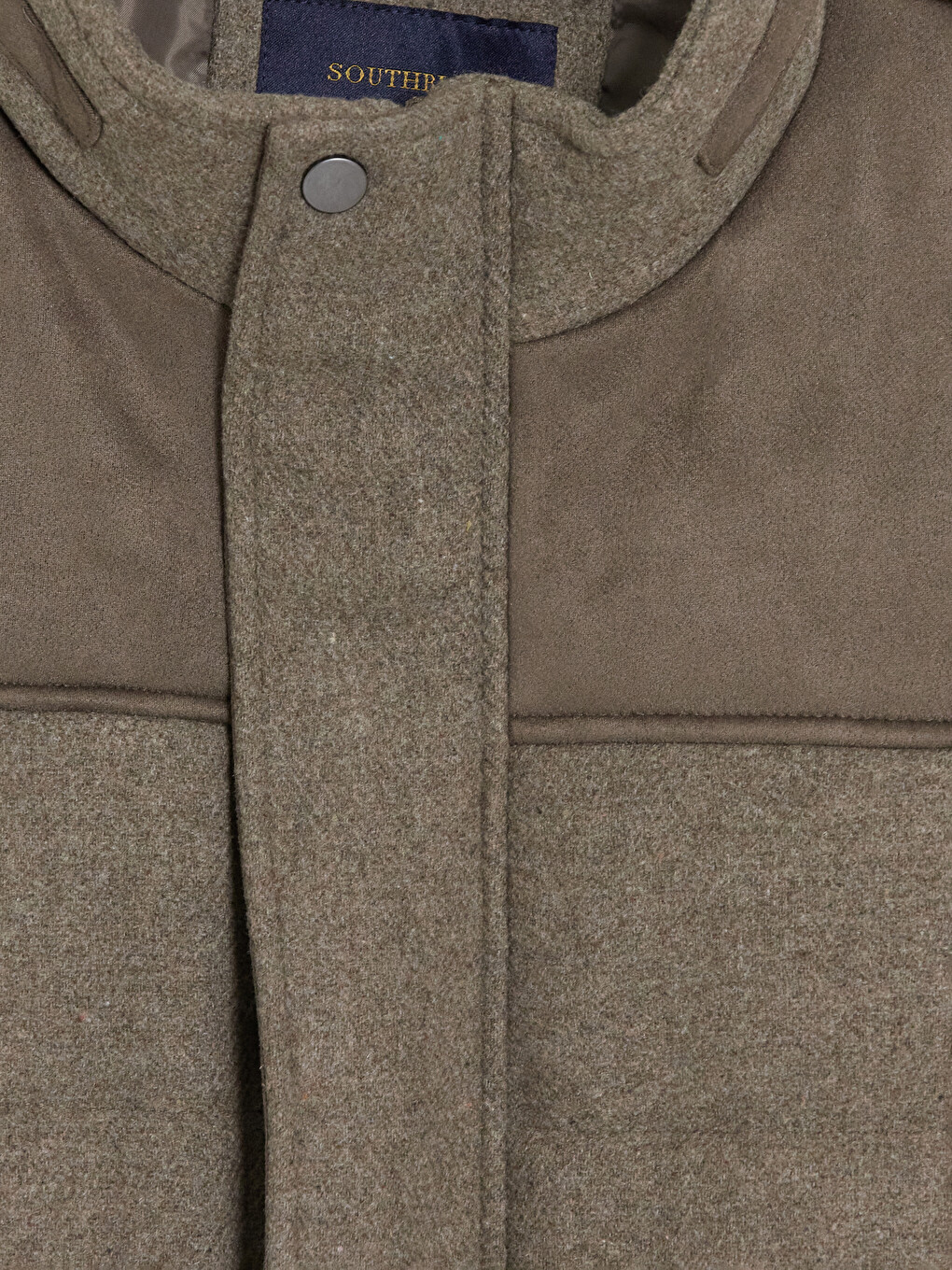 Man Brown Puffer Gilet-6